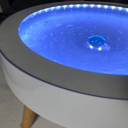Round LED Colour Changing Sensory Bubble Table