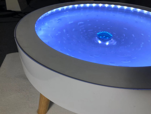 Round LED Colour Changing Sensory Bubble Table