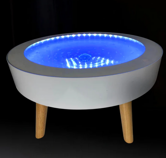 Round LED Colour Changing Sensory Bubble Table