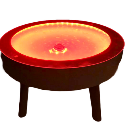 Round LED Colour Changing Sensory Bubble Table