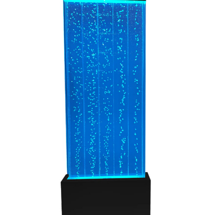 Sensory Colour Changing LED Floor Standing Bubble Wall 4ft (120cm) in Black/White