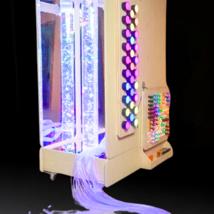 Portable Sensory Room – Mobile Sensory Environment with Bubble Tube and Fibre Optics