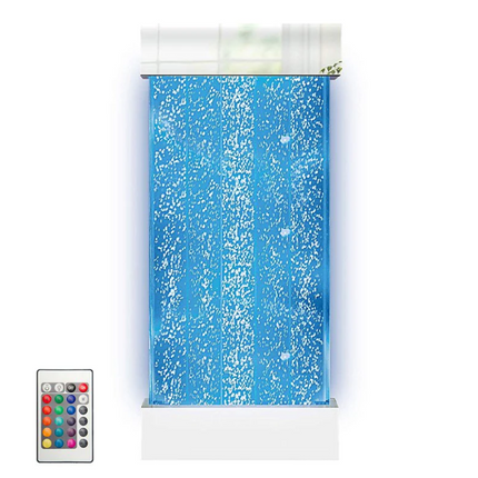 Wall Hanging Bubble Wall- 4ft (120cm) in Chrome + Wireless Remote Control Options
