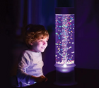 Sensory LED Bubble Bead Tube Light with Floating Balls - 60cm