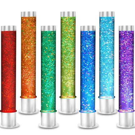 Sensory LED Bubble Bead Tube Light with Floating Balls - 60cm