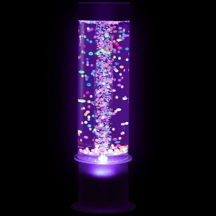 Sensory LED Bubble Bead Tube Light with Floating Balls - 60cm