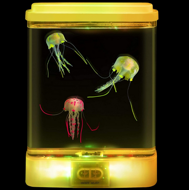 Glowing Sensory Jellyfish Tank Mood Light with Colour Changing LED