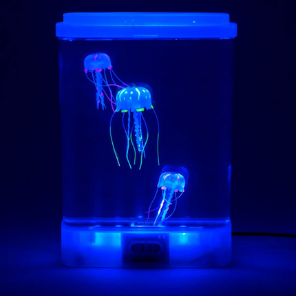 Glowing Sensory Jellyfish Tank Mood Light with Colour Changing LED