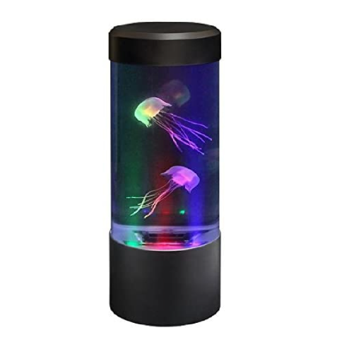 Mini Jellyfish Tank Colour Changing LED Sensory Mood Light – 22cm