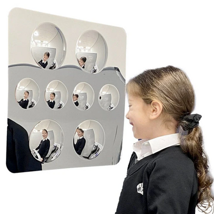 Sensory 8 Bubble Convex Mirror- Acrylic- 51cm x 51cm | Sensory Mirror