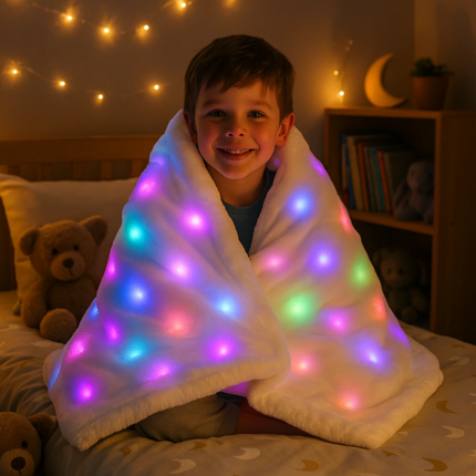 LED Light Up Sensory Cushion + Optional Blanket