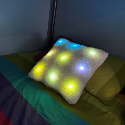 LED Light Up Sensory Cushion + Optional Blanket