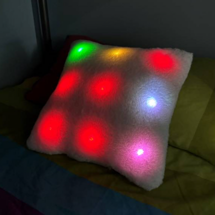 LED Light Up Sensory Cushion + Optional Blanket