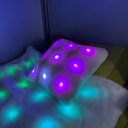 LED Light Up Sensory Cushion + Optional Blanket