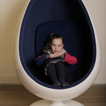 Retro Sensory Egg Pod Swivel Chair — Multiple Colours available