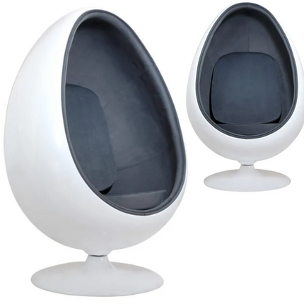 Retro Sensory Egg Pod Swivel Chair — Multiple Colours available
