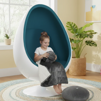 Retro Sensory Egg Pod Swivel Chair — Multiple Colours available