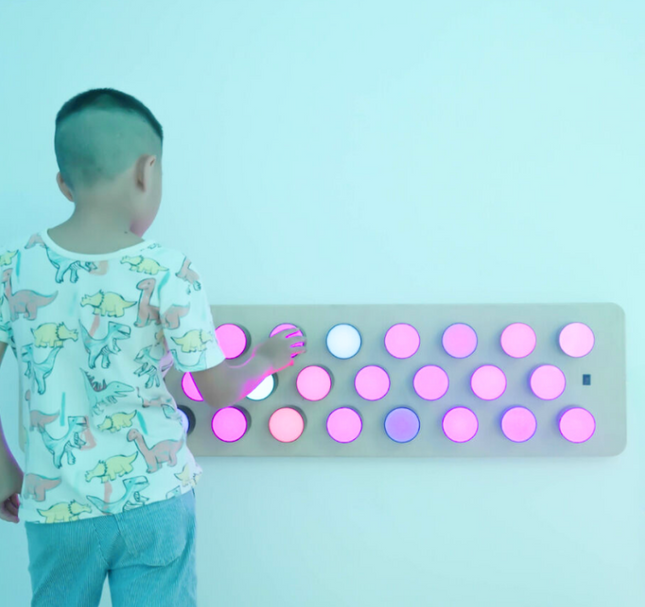 Rotating Colour Spectrum Light Panel – Wall-Mounted LED Sensory Light
