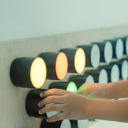 Rotating Colour Spectrum Light Panel – Wall-Mounted LED Sensory Light