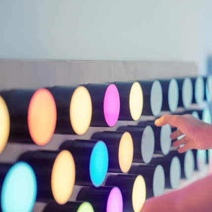 Rotating Colour Spectrum Light Panel – Wall-Mounted LED Sensory Light