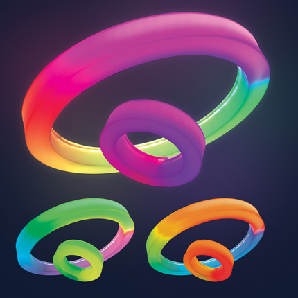 Colour Changing Sensory Ceiling Light — 100cm + 40cm Ceiling Ring Set