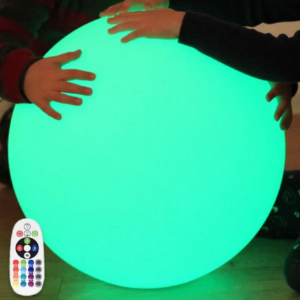Round Sphere Colour Changing Sensory LED Mood Ball- Rechargeable-40cm/50cm Options