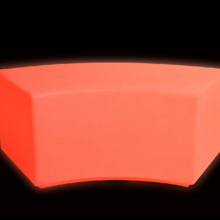 Light Up Curved Bench Sensory Colour Changing LED Mood Light- Rechargeable