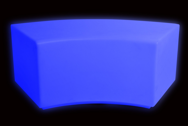 Light Up Curved Bench Sensory Colour Changing LED Mood Light- Rechargeable
