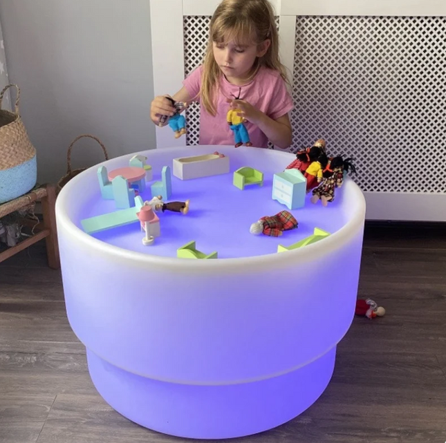 Tickit Sensory Colour Changing Mood Discovery Table- with Optional Wooden Dividers