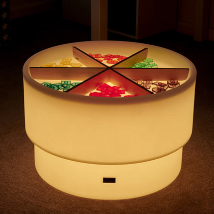 Tickit Sensory Colour Changing Mood Discovery Table- with Optional Wooden Dividers