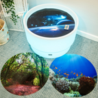 Mood Discovery Table + 3x Play Mats (Forest/UndertheSea/Space) / Low Sensory Mood Discovery Table - 28.5cm x 69cm