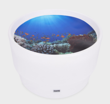 Tickit Standard/Low Sensory Colour Changing Mood Discovery Table + Themed Play Mats-Space, Under the Sea and Forest Options