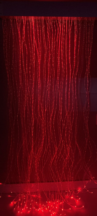 LED Sensory Fibre Curtain + Swing Wall Bracket- 50/100 Tails