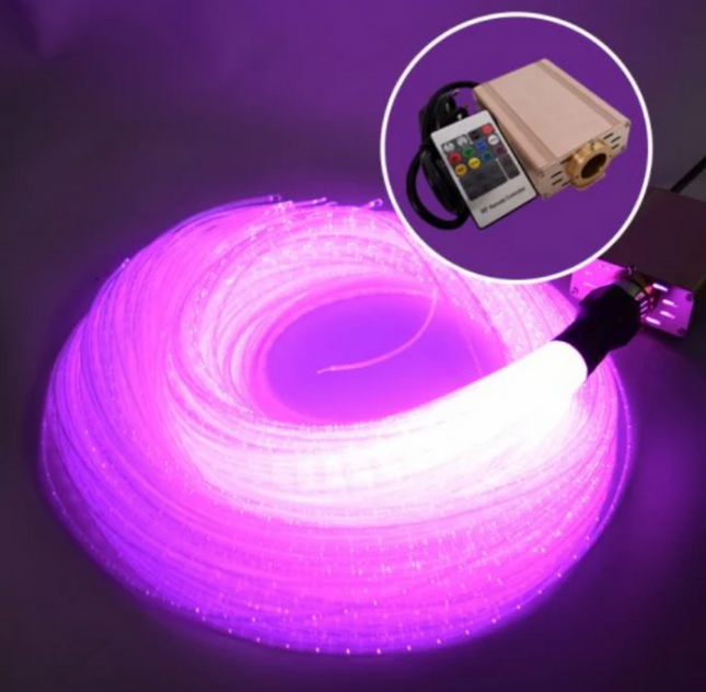 Fibre Optic Sensory Light System 16W light Source & 100 x 150cm Long Tails