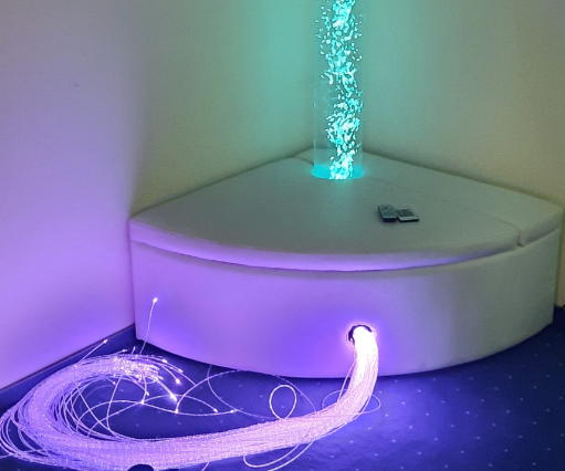 Fibre Optic Sensory Light System 16W light Source & 100 x 150cm Long Tails