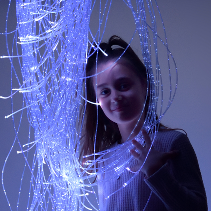 45W Fibre Optic Light Source  & 200 x 150cm/200cm/300cm Optic Tails Options | Sensory Room | Visual