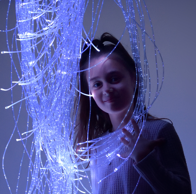 45W Fibre Optic Light Source  & 200 x 150cm/200cm/300cm Optic Tails Options | Sensory Room | Visual