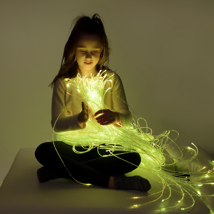 45W Fibre Optic Light Source  & 200 x 150cm/200cm/300cm Optic Tails Options | Sensory Room | Visual