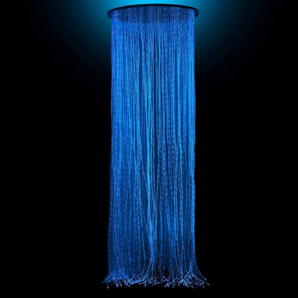 Fibre Optic Sensory Ceiling Ring Curtain- 150 Strands with 16W Light Source
