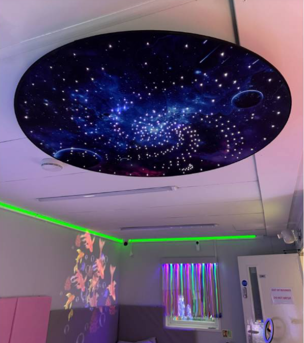 Fibre Optic Ceiling Display with 16W light source- 120cm