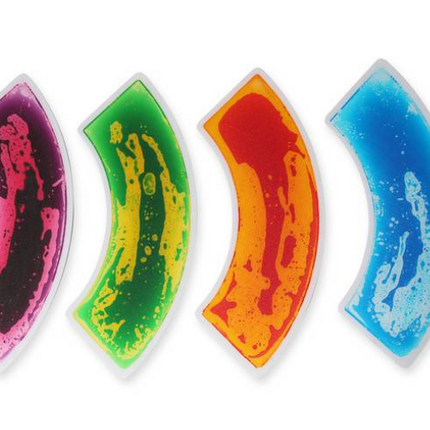 Sensory Liquid Curved Liquid Gel Floor Tiles – Pack of 4