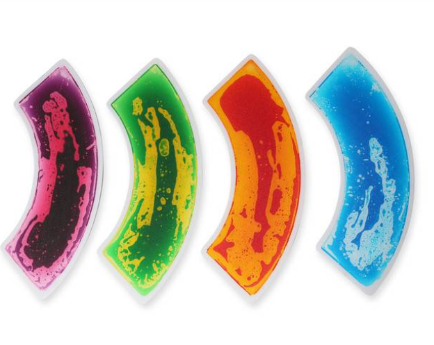 Sensory Liquid Curved Liquid Gel Floor Tiles – Pack of 4
