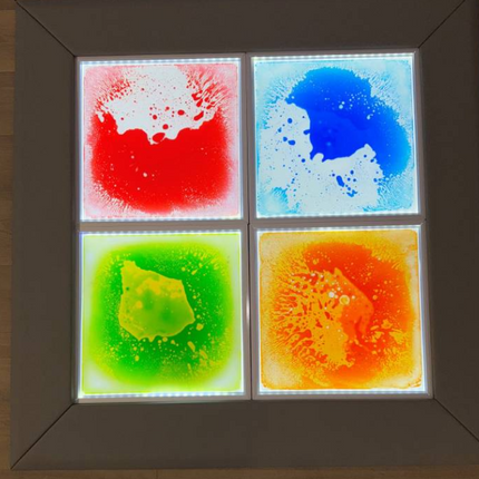 4 x Interactive Tiles Light Up Sensory Floor Tiles Set
