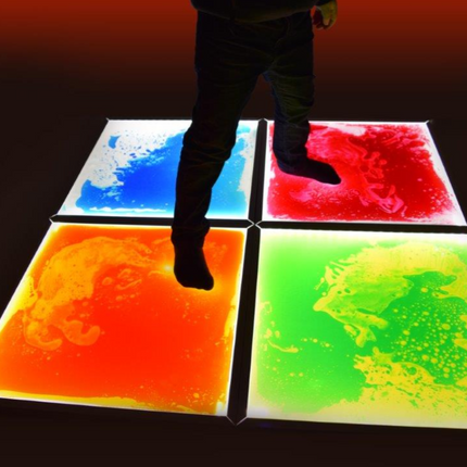 4 x Interactive Tiles Light Up Sensory Floor Tiles Set