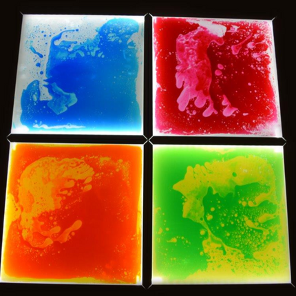 4 x Interactive Tiles Light Up Sensory Floor Tiles Set
