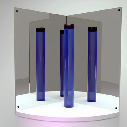 Large Shatterproof Ply Backed Acrylic Sensory Mirrors- Set of 2 - 95 x 120cm