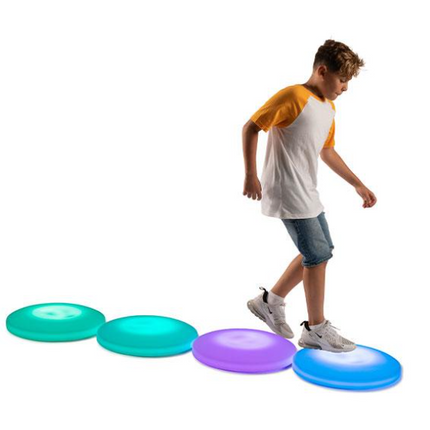 Light Up Sensory Liquid Floor Tile Interactive & Rechargeable – 50cm