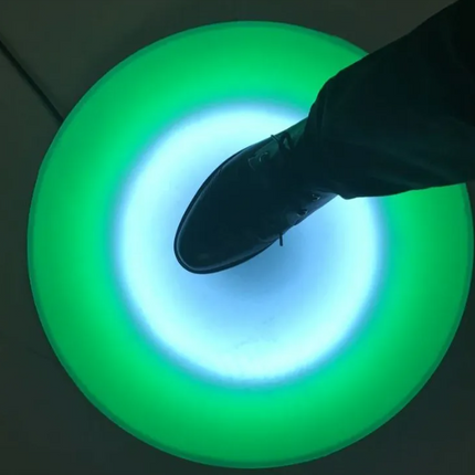 Light Up Round Sensory Floor Tile Interactive LED Touch Sensitive – 30cm or 50cm