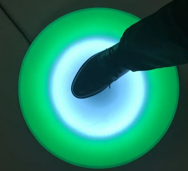 Light Up Round Sensory Floor Tile Interactive LED Touch Sensitive – 30cm or 50cm