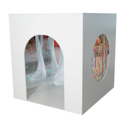 Wooden Sensory Den with Padding – Quiet Space - 120 x 120 x 150cm